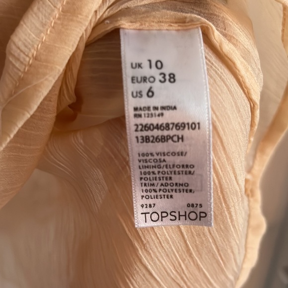 TOPSHOP racer back blouse - Picture 3 of 3